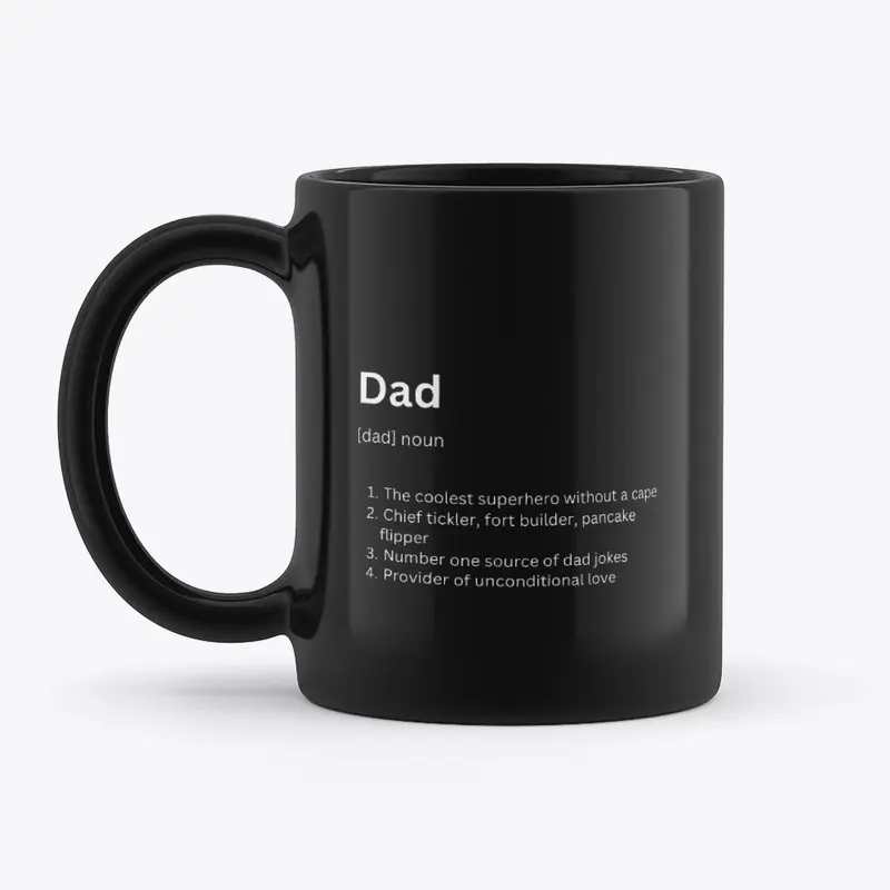 The Ultimate Dad Coffee Mug Blk Edition